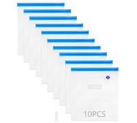 QWORK® 10pcs Sacs de Stockage sous Vide 30x34 cm - Rangement pour Filament d'Imprimante 3D, Résistant à l'humidité et Réutilisable