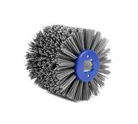 QWORK® #120 brosse en nylon, roue de polissage roue de tréfilage, brosse de polissage, pour le ponçage du bois, machine à brunir