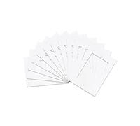 QWORK® 12Pcs Passe Partout 42x30 cm pour Photo/Image 21x29,7 cm(A4), Blanc