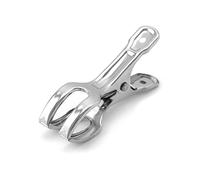 QWORK® 12PCS Pince Serviette Plage en Acier Inoxydable, Grosse Pinces à Linge Coupe-Vent pour Serviette de Plage, Couettes, Draps de Bain, Couverture, Vêtements (8.5 cm)