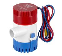 QWORK® 12V 500GPH Pompe de Cale Submersible pour Bateaux, Marines, Yacht et Jardin Extérieur - Universel pour Eau Douce, Salée et Sale