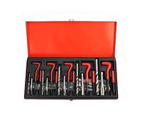 QWORK® 131 Pièces Kit de Réparation de Filetage, Outil de Réparation de Filetage avec Inserts Filetés Metal M5/M6/M8/M10/M12