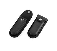 QWORK® 2 Pcs Étui à Couteau de Poche, Etui Couteau Ceinture en Tissu Oxford Longueur Intérieure 13cm Noir