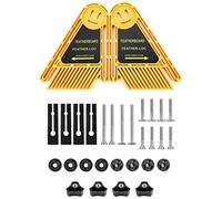 QWORK® 2 Pcs Featherboard, Outil de Menuiserie Multifonction pour Table Defonceuse a Bois