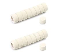 QWORK® 2 Pcs Protecteur pour Poignée de Porte, Housse de Protection en Doux Mousse pour Poignées de Porte et de Fenêtre (Beige)