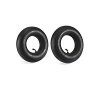 QWORK® 2 pièces 4.10/3.50-4 Chambre à air Pneu, chambres à air de rechange, valve pliée, pour tondeuses à gazon, camions à main