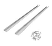 QWORK® 2 Pièces 800mm T-Track T-Slot en Aluminium, Rail à Onglet en T pour Scie à Table, Défonceuse et Outils de Travail du Bois