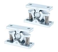 QWORK® 2 Pièces bloc porte en alliage de zinc, arrêt de porte, pour caravanes, bateaux, camping-cars