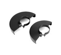 QWORK® 2 pièces garde de meuleuse d'angle en métal noir, garde de roue de meuleuse pour meuleuse d'angle 125 115, trou intérieur 42mm