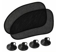 QWORK® 2 Pièces Pare Soleil Voiture avec Ventouse, par Soleil pour Voiture Ventouse, Bloque Les UV Nocifs, Fenêtre du Siège Avant, 65cm x 38cm