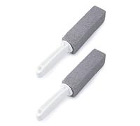 QWORK® 2 pièces Pierres ponces de Nettoyage, Bloc de Nettoyage, pour Cuisine, Barbecue, Salle de Bain, Toilettes, pédicure, Piscine