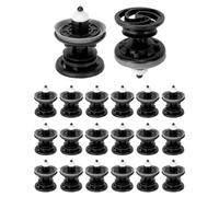 QWORK® 20 Pièces Clips de Fixation de Porte de Voiture Panneau de Porte Automatique Clips, avec Anneau Scellé en Caoutchouc Clips de Fixation Voiture, Compatible avec T5, Golf 5 6 7, A4 A5 A6