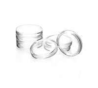 QWORK® 200PCS Capsules de Pièces de Monnaie pour Collection de Pièces - 25 mm