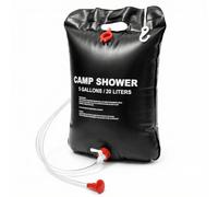 QWORK® 20L Sac Douche Camping, Sac de Douche Solaire avec Indicateur de Température pour Douche Extérieure