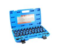 QWORK® 23 Pièces Outils de Retrait de Terminal, Ensemble d'Outils de Démontage de Connecteurs pour Applications Automobiles, avec Étui de Transport