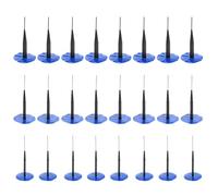 QWORK® 24PCS Kit Reparation Pneu Voiture - 4,5 x 40 mm, 6 x 50 mm, 9,5 x 50 mm, 8pcs Chacune - Champignon Pneu avec Tige Enveloppée