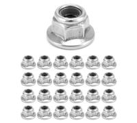 QWORK® 25 Pièces Écrou M5 en Acier Inoxydable 304, Écrous de Blocage Hexagone (5 mm)