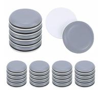 QWORK® 26 Pièces Patins pour Meubles, Ø 30 mm Ronds Coussinets Pieds Meubles Auto-adhésifs, pour Chaises, Tables, Canapés