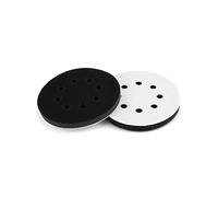 QWORK® 2PCS 125mm Tampon de Ponçage Souple, Tampon Interface en Éponge pour Disques de Ponçage (8 Trous)