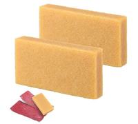 QWORK® 2pcs Bloc de Nettoyage pour Bande Abrasive et Disque de Meulage - 200x40x40 mm - Caoutchouc Naturel de Haute Qualité