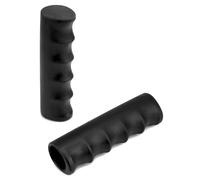 QWORK® 2pcs Poignées Antidérapantes pour Brouette/Vélo, Diamètre Intérieur 25 mm, Longueur 12 cm