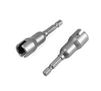 QWORK® 2Pcs Tournevis à écrou à oreilles, Outil de douille pour écrous de panneau, vis à œillet, crochet en C et crochet en Q en acier