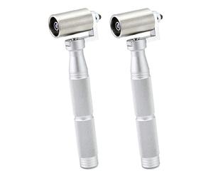 QWORK 3,8 cm en acier inoxydable Rouleau de joint à papier peint pour la maison Rouleau à papier peint de construction Outil de joint Rouleau plat pour peinture, lot de 2
