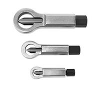 QWORK® 3 Pièces Casse Écrous 9-12 mm/12-16 mm/16-22 mm, Répartiteur d'Écrou,Outil de Démontage Décrou Endommagé