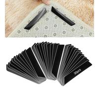 QWORK® 30 Pièces sous-Tapis antidérapant, Pinces Anti-bouclage Tapis, pour sols stratifiés, en Bois et en carrelage