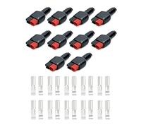 QWORK® 30A Connecteur de Batterie à Déconnexion Rapides, Connecteurs de Borne d'Alimentation Modulaires (10 Paires)
