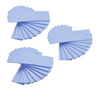 QWORK® 30Pcs Pad Thermique en Silicone 6.0 W/MK - Épaisseurs 0.5mm, 1.0mm & 1.5mm pour SSD, CPU & GPU - Tampon Conducteur Thermique, 20x67mm, Bleu