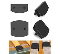 QWORK 36 Pcs Capuchons pour Sommier - 24 Embouts et 12 Supports Centraux, Remplacement en Plastique pour Lattes 5,3 cm - 5,5 cm (5,5 cm x 9 mm l'Intérieur)