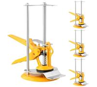 QWORK® 4 pièces de lève-carreaux permettant d'économiser du travail, réglage de la hauteur de 1 cm à 10 cm, jusqu'à 500 kg
