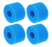QWORK® 4 Pièces éponge filtrante Piscine, Compatible avec S1 Type, pour Piscine, Aquarium et Spa