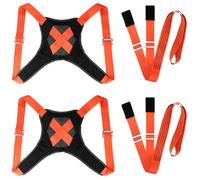 QWORK® 4 Pièces Sangles de Levage, Sangle demenagement capacité de Charge 200 kg, réglable pour Meubles et appareils électroménagers