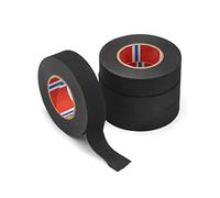 QWORK® 4 Pièces Scotch Tissu de Voiture, Ruban Chiffon de Voiture, Ruban Adhésif Isolant Électrique Imperméable Haute Température pour Harnais de Câblage Voiture Moto, 19 mm x 20 M