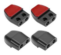 QWORK® 4 pièces Sifflets Ultrasoniques pour Voiture pour Avertissement de la Faune, Auto-adhésif, Prévention des Accidents avec Cerfs/Sanglier/Chien