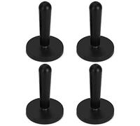 QWORK 4 Pièces Super Fort Véhicule Gripper Aimants pour Vinyle Graphique, Signe Vinyle,Voitures Emballage,Noir