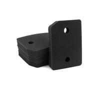 QWORK® 4 x filtres pour miele, 9164761, 207 x 157 x 30 mm, tapis filtrant en éponge fine et grossière, compatible avec à divers sèche-linge miele