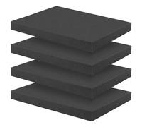 QWORK® 4PCS Plaque de Mousse Protection 40 x 30 x 4 cm - pour Découpe Personnalisée et Protection