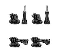 QWORK® 4X Adaptateur de Trépied avec 4X Vis Compatible avec Caméra GoPro Session, GoPro Fusion, GoPro Hero, GoPro Max, SJCAM, Xiaomi