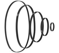 QWORK 5 Pièces GT2 courroie synchrone en caoutchouc à boucle fermée, largeur 6mm, adaptée à l'imprimante 3D, 110mm 200mm 300mm 400mm 610mm