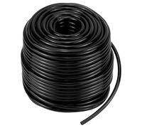 QWORK® 50 Mètres tuyau d'irrigation de jardin en plastique PVC, Tuyau arrosage flexible de 4/7 mm pour système d'irrigation de jardin de agricole