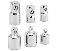 QWORK® 6 pièces adaptateur douille, outil de conversion d'impact, pour cliquet à percussion, 1/4" à 1/2", 3/8" à 1/2", 1/4" à 3/8", 1/2" à 3/8",1/2" à 1/4", 3/8" à 1/4"