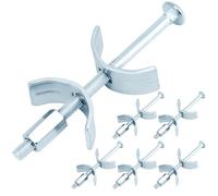 QWORK® 6 pièces connecteurs pour meubles raccord plan de travail100 mm, acier galvanisé