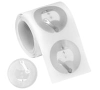 QWORK® 60 Pièces d'étiquettes Autocollantes NFC, 25 mm Ntag 213 Autocollants NFC vides, Compatible avec Les téléphones et appareils NFC