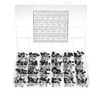 QWORK® 600 pièces (24 valeurs) assortiment de transistors PNP NPN - A1015 A733 C1815 C945 BC327 BC337 BC557 2N2222 2N2907 2N3904 2N3906 2N5401 2N5551 S9012 S9013 S9014 S9015 S9018 S8050 S8550