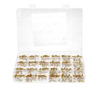QWORK® 600 Pièces 24 valeurs condensateurs kit, condensateurs céramiques 10pf-10uf