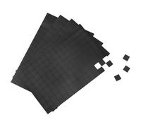 QWORK® 600 Pièces plaques magnétiques adhesif, aimants Autocollants Flexibles 10 x 10 mm, pour Bricolage, Bureau, Maison