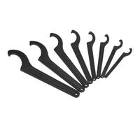 QWORK® 8 Pièces Cléà Crochet, Clé 22 mm-65 mm pour Écrou Rond